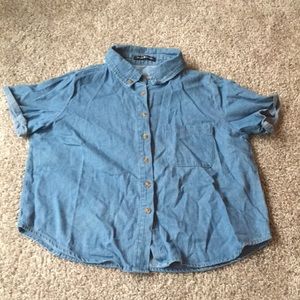 Collered Brandy Melville t shirt